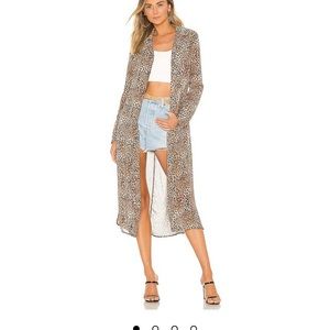 Leopard Print Duster from Revolve